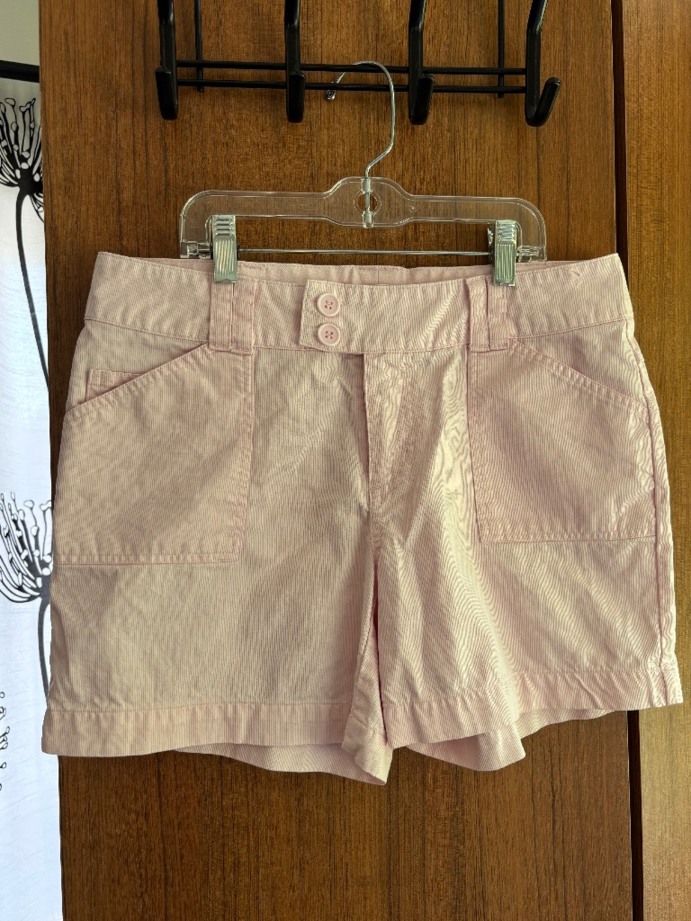 yourself Pastel Pink 100% Cotton Utility Shorts Size 6